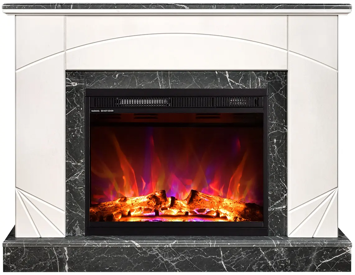 Каминокомплект Art Flame Madeira Lux & Lorance Color (White/Dark Grey) - 2
