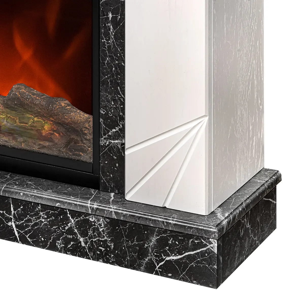 Каминокомплект Art Flame Madeira Lux & Lorance Color (White/Dark Grey) - 11