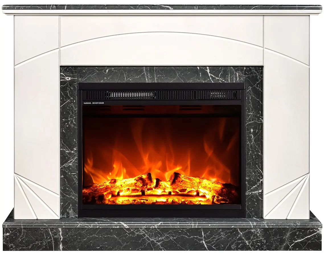 Каминокомплект Art Flame Madeira Lux & Lorance Color (White/Dark Grey)