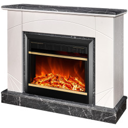 Semineu Art Flame Madeira Lux & Mars (Ivory/Dark Grey) Thumb