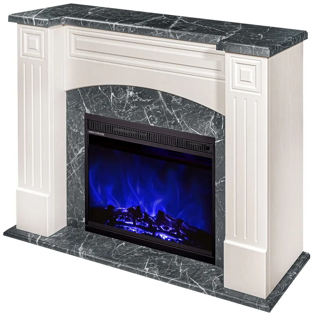 Каминокомплект Art Flame Magnolia & Lorance Color (Ivory/Dark Grey) - 9