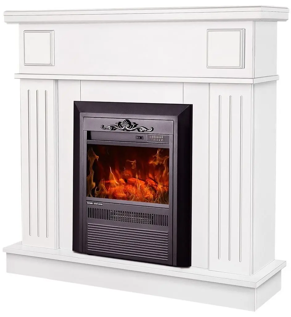 Semineu Art Flame Marina & Cristina (White)