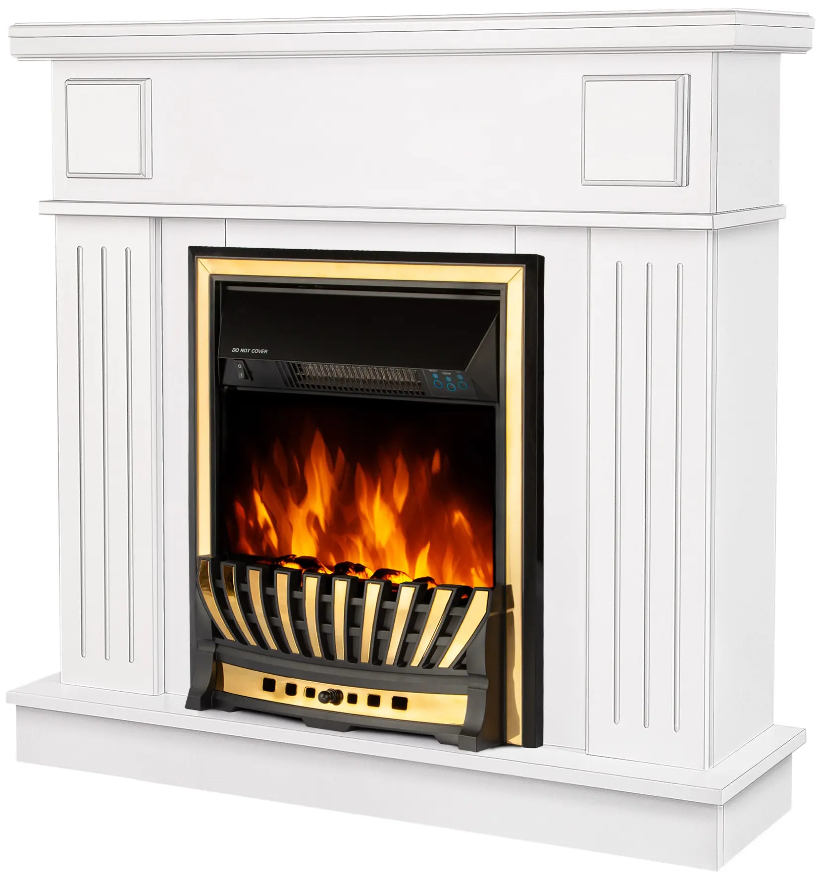 Semineu Art Flame Marina & Meridian (White) - 2
