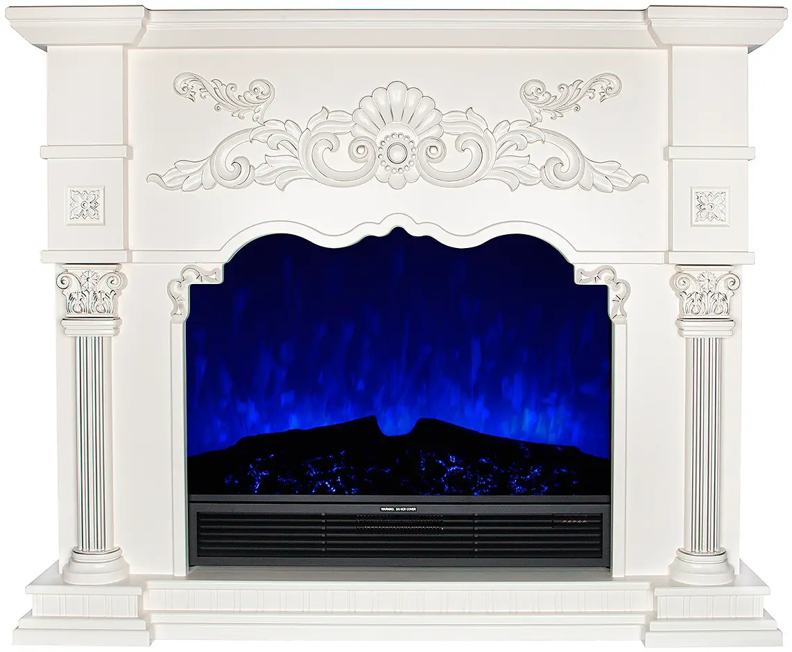 Semineu Art Flame Miraj & Maximus (Ivory) - 2