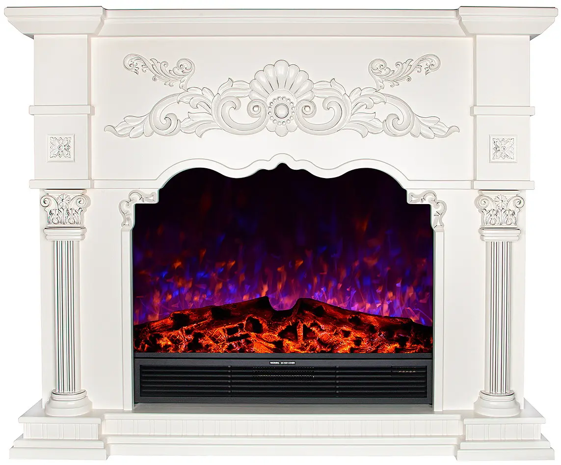 Semineu Art Flame Miraj & Maximus (Ivory) - 3
