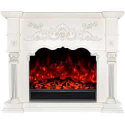 Semineu Art Flame Miraj & Maximus (Ivory)