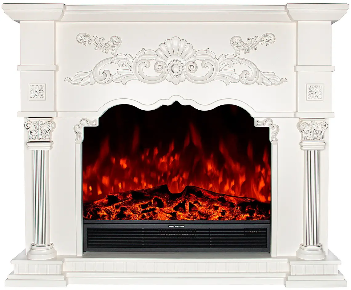 Semineu Art Flame Miraj & Maximus (Ivory)