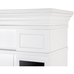 Semineu Art Flame Monolith & Mirabella (White) Thumb