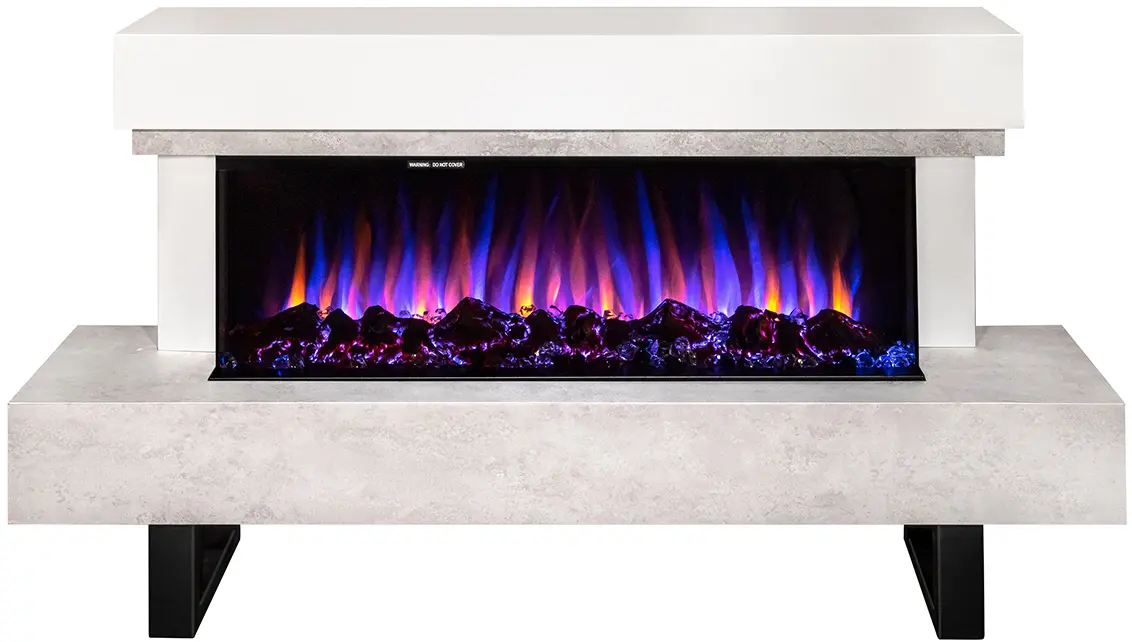 Semineu Art Flame Monro & Dalas (Beige/Ivory) - 2