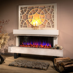 Semineu Art Flame Monro & Dalas (Beige/Ivory) Thumb