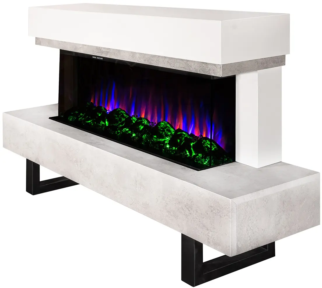 Semineu Art Flame Monro & Dalas (Beige/Ivory) - 4