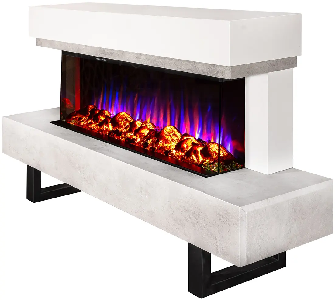 Semineu Art Flame Monro & Dalas (Beige/Ivory) - 5