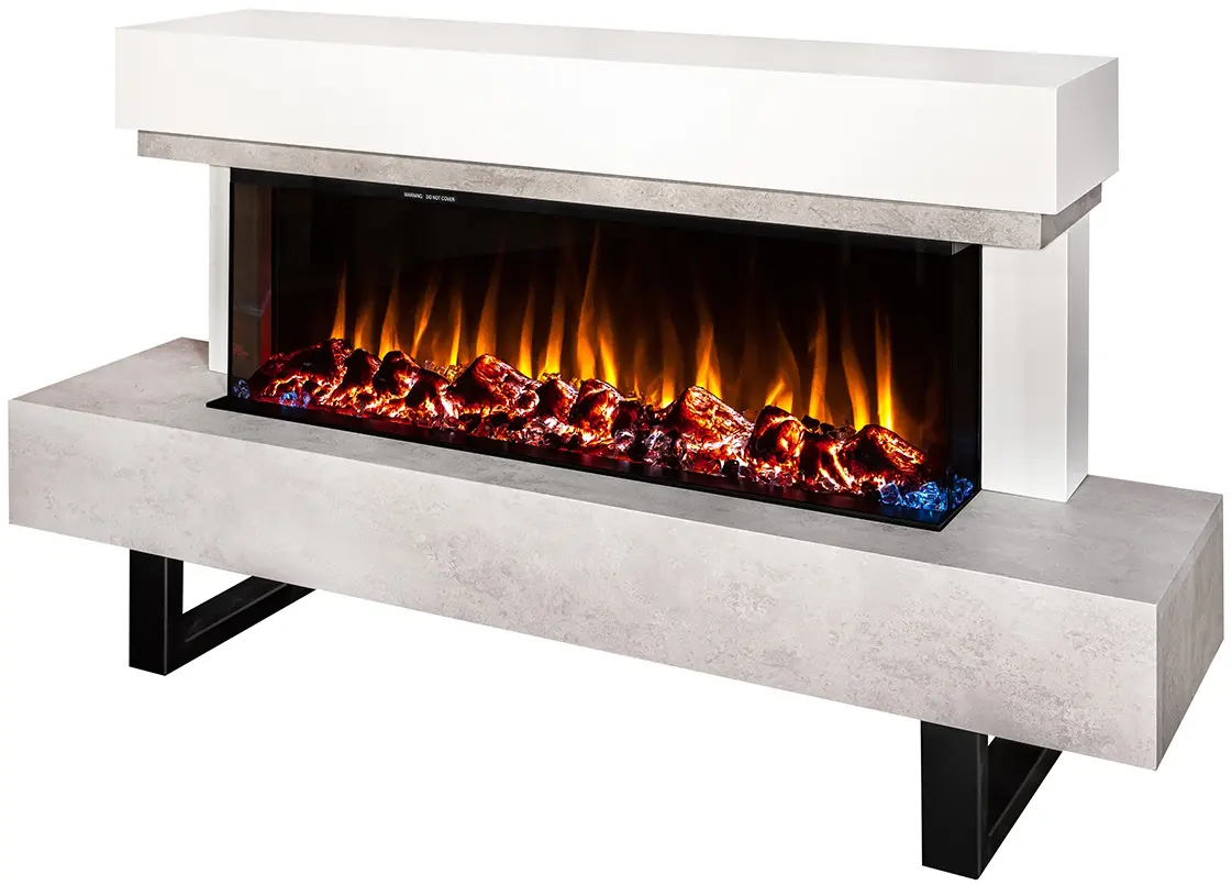 Semineu Art Flame Monro & Dalas (Beige/Ivory) - 6