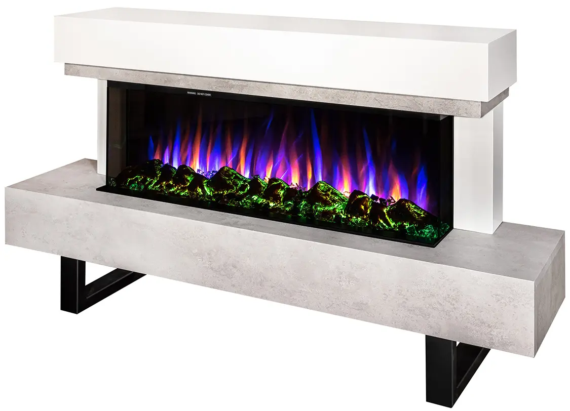 Semineu Art Flame Monro & Dalas (Beige/Ivory) - 7
