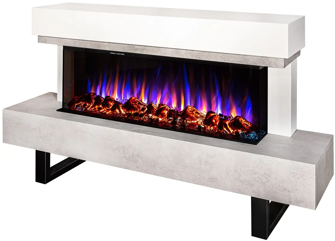 Semineu Art Flame Monro & Dalas (Beige/Ivory) - 8