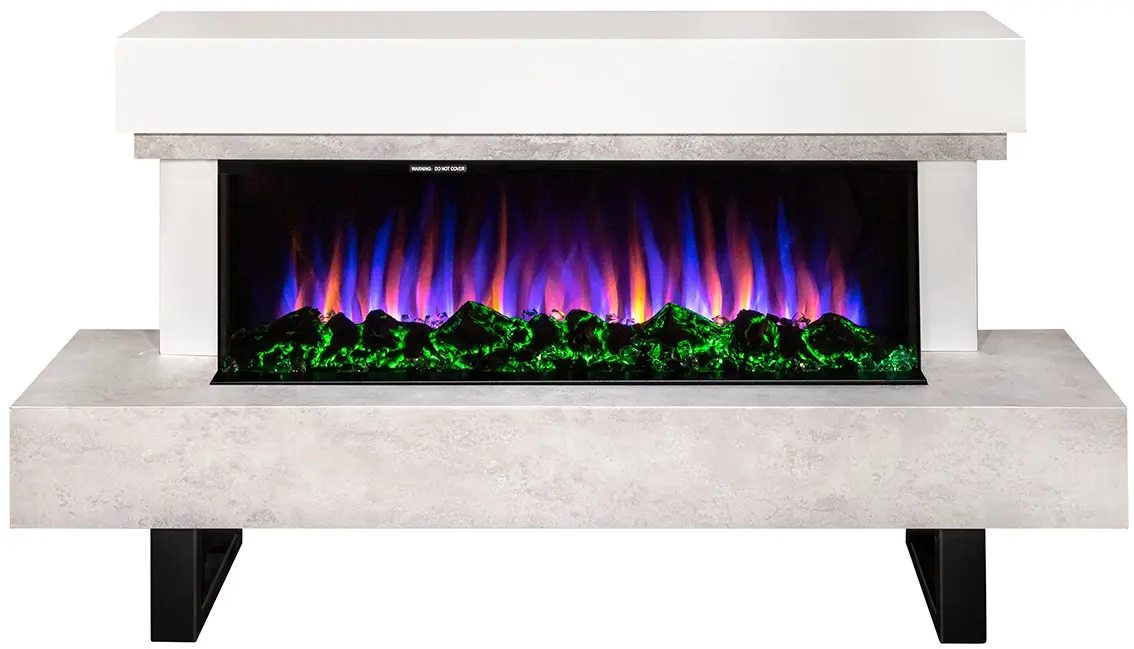 Semineu Art Flame Monro & Dalas (Beige/Ivory)