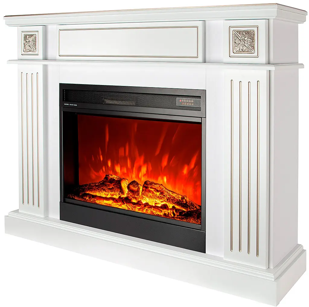 Каминокомплект Art Flame Napoleon & Mirabella (White) - 2