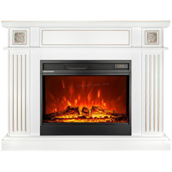 Каминокомплект Art Flame Napoleon & Mirabella (White)