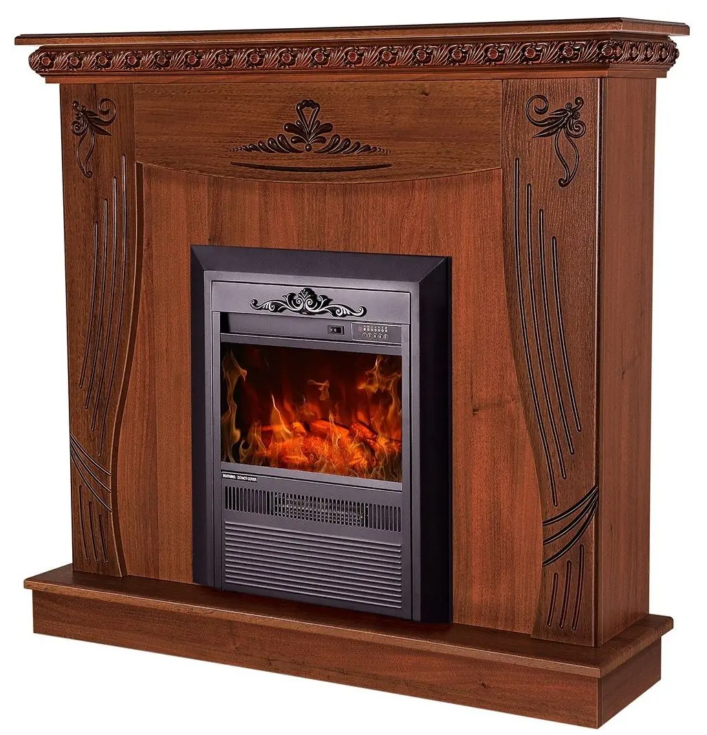 Semineu Art Flame Napoli & Cristina (Dark Walnut)