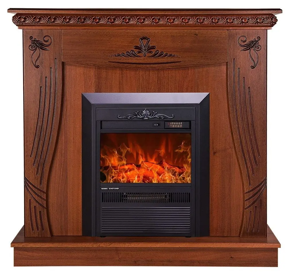 Semineu Art Flame Napoli & Cristina (Dark Walnut)