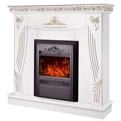 Semineu Art Flame Napoli & Cristina (White) Thumb