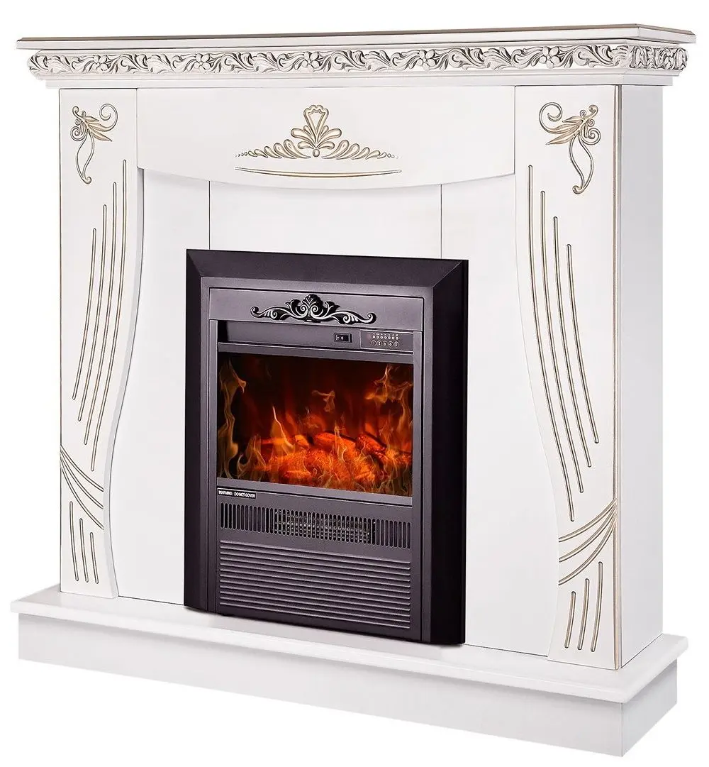 Semineu Art Flame Napoli & Cristina (White)