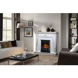 Semineu Art Flame Napoli & Cristina (White) Thumb