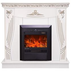 Semineu Art Flame Napoli & Cristina (White)