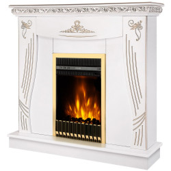 Semineu Art Flame Napoli & Gala Gold (White) Thumb