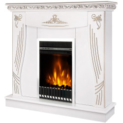 Semineu Art Flame Napoli & Gala Silver (White) Thumb