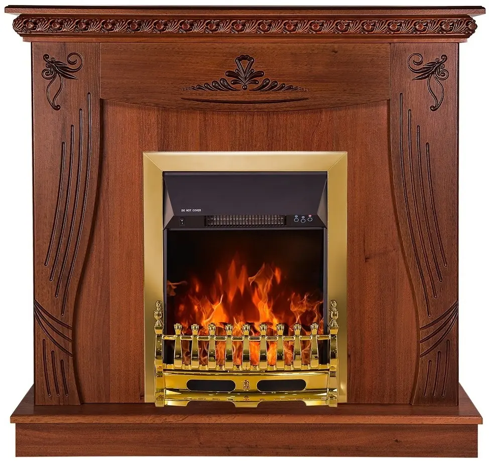 Semineu Art Flame Napoli & Galileo Gold (Nut)