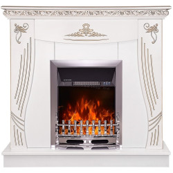 Semineu Art Flame Napoli & Galileo Silver (White)