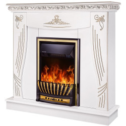 Semineu Art Flame Napoli & Meridian (White) Thumb