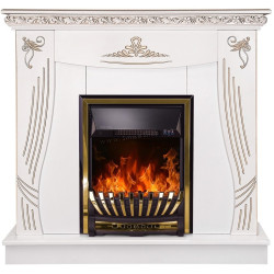 Semineu Art Flame Napoli & Meridian (White)