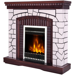 Semineu Art Flame Natali & Gala Silver (White/Dark Nut) Thumb