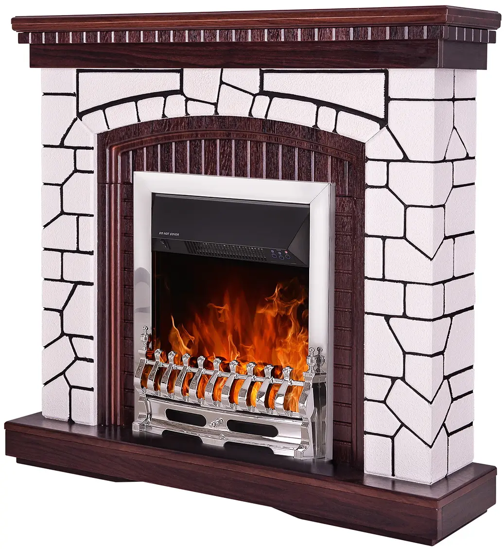 Semineu Art Flame Natali & Galileo Silver (White/Dark Nut) - 2