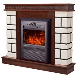 Semineu Art Flame Nazarii mini & Cristina (Dark Walnut) Thumb