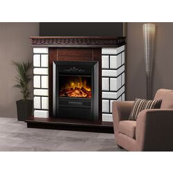 Semineu Art Flame Nazarii mini & Cristina (Dark Walnut) Thumb