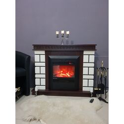 Semineu Art Flame Nazarii mini & Cristina (Dark Walnut) Thumb