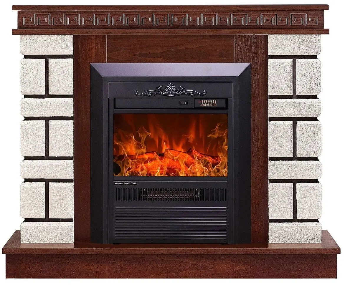 Semineu Art Flame Nazarii mini & Cristina (Dark Walnut)