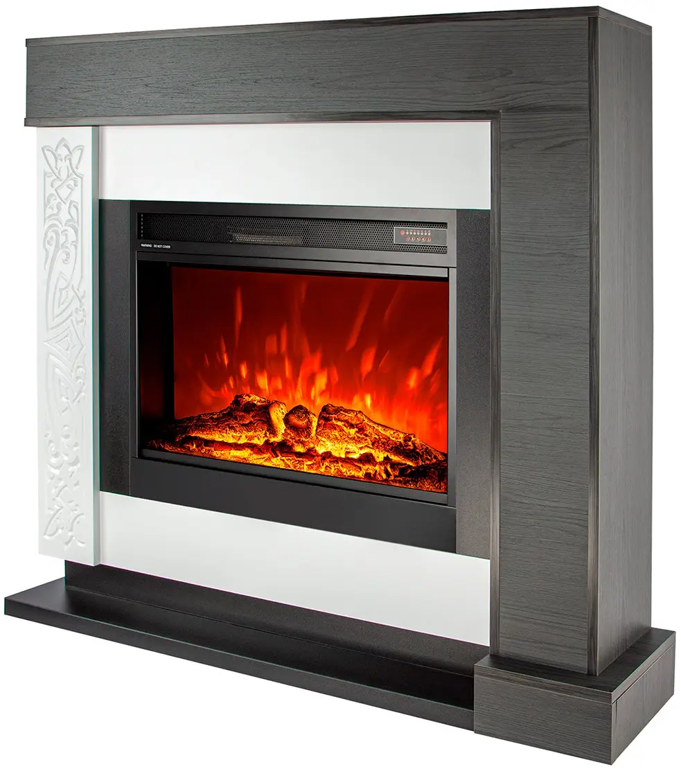 Каминокомплект Art Flame Neon & Mirabella (Dark Grey) - 2