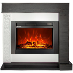Каминокомплект Art Flame Neon & Mirabella (Dark Grey)
