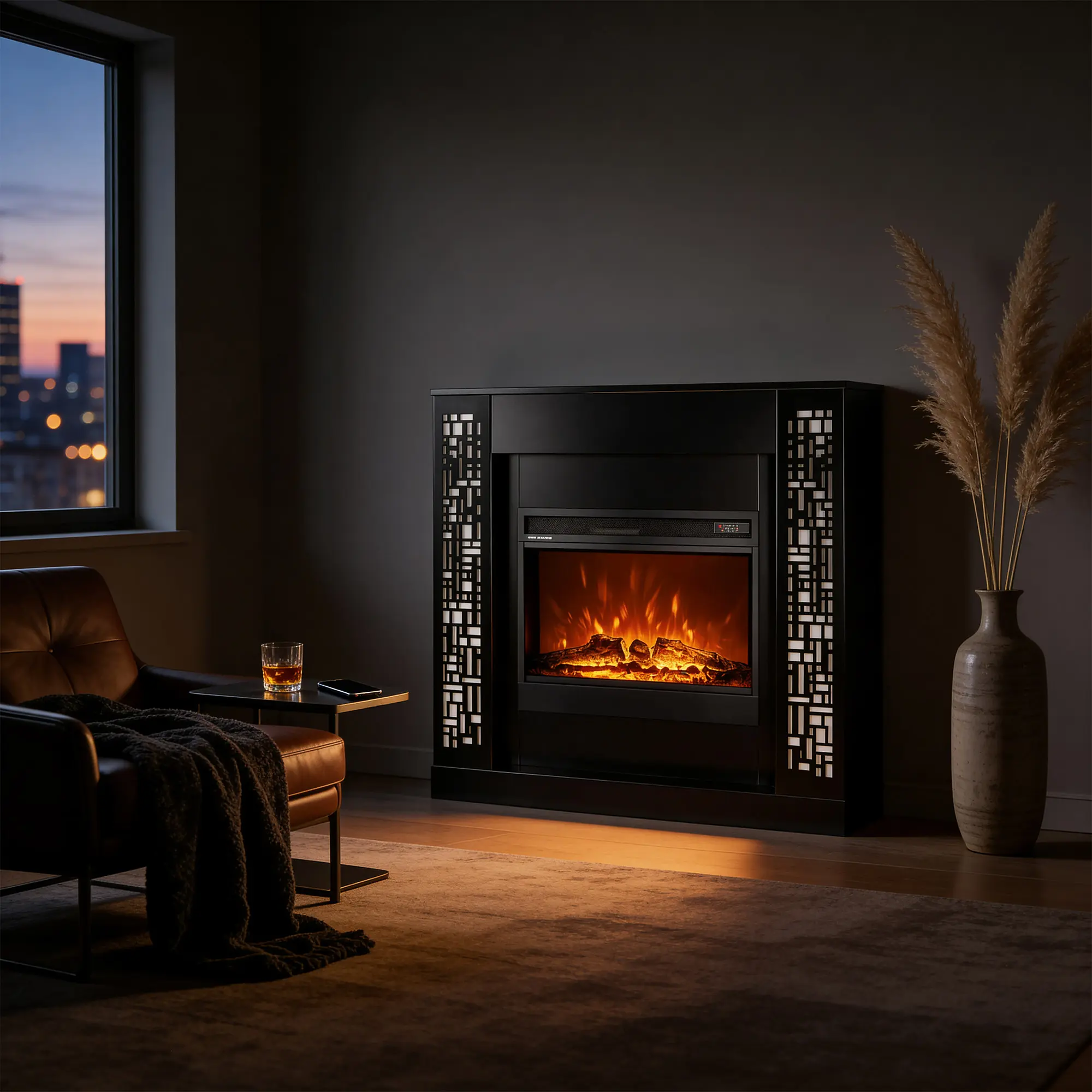 Semineu Art Flame Nexus & Mirabella (Black) - 6