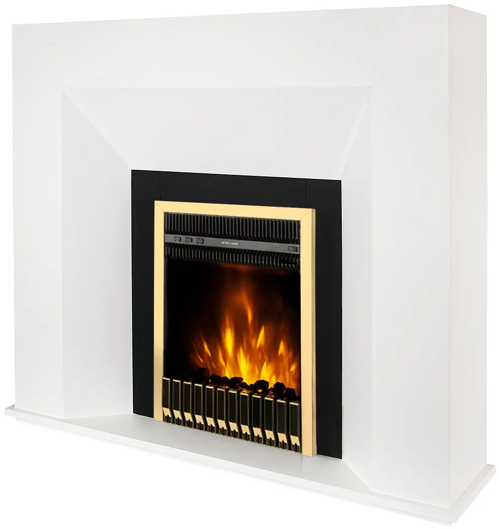 Semineu Art Flame Nova Flame & Gala Gold (White) - 2