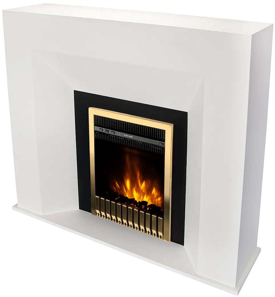 Semineu Art Flame Nova Flame & Gala Gold (White) - 3