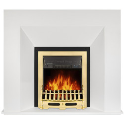 Semineu Art Flame Nova Flame & Galileo Gold (White)