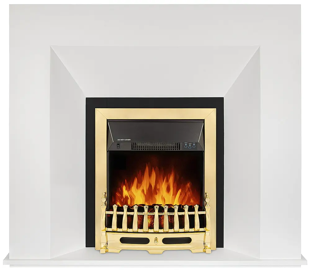 Semineu Art Flame Nova Flame & Galileo Gold (White)