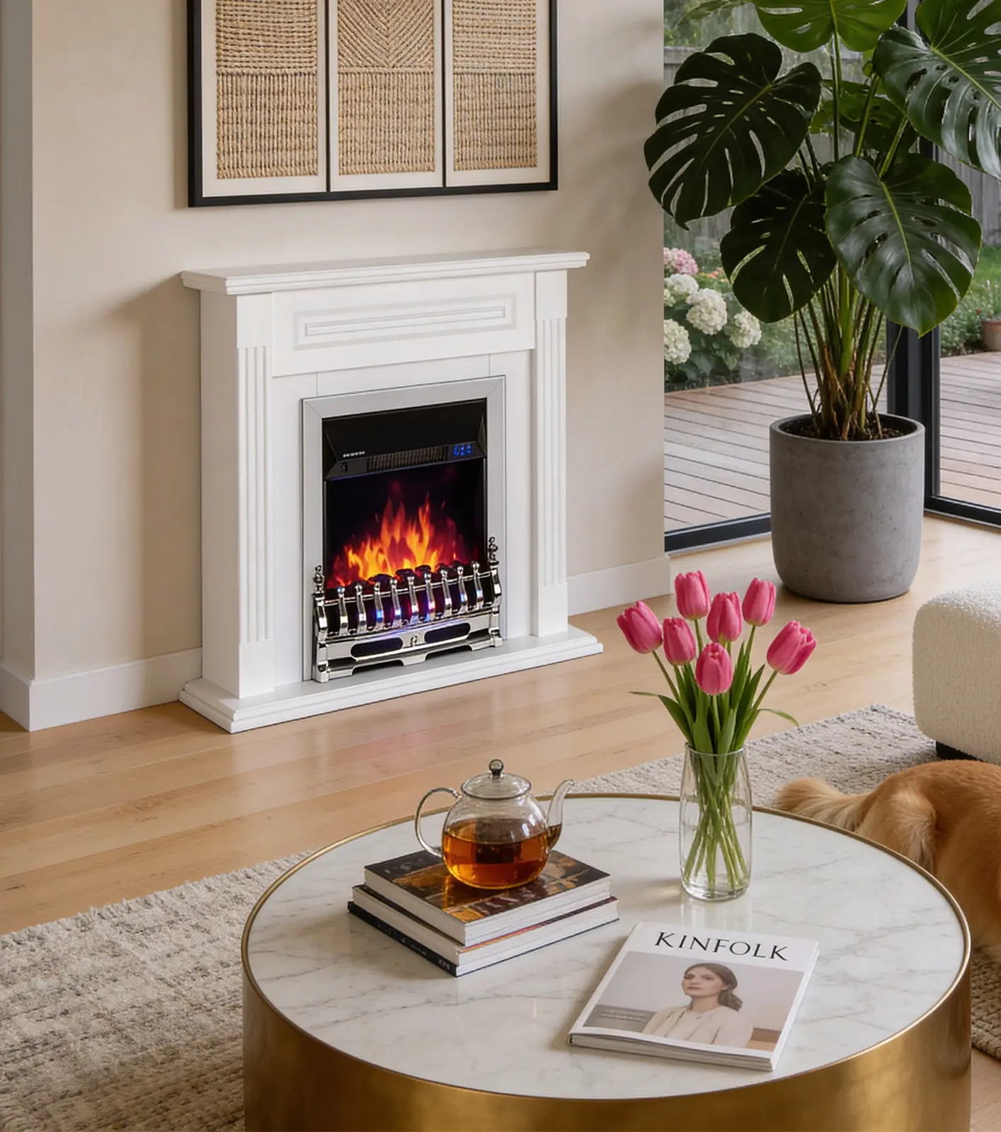 Semineu Art Flame Orina & Galileo Silver (White) - 4