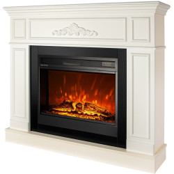 Semineu Art Flame Ornato & Mirabella (Ivory) Thumb