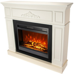 Semineu Art Flame Ornato & Mirabella (Ivory) Thumb